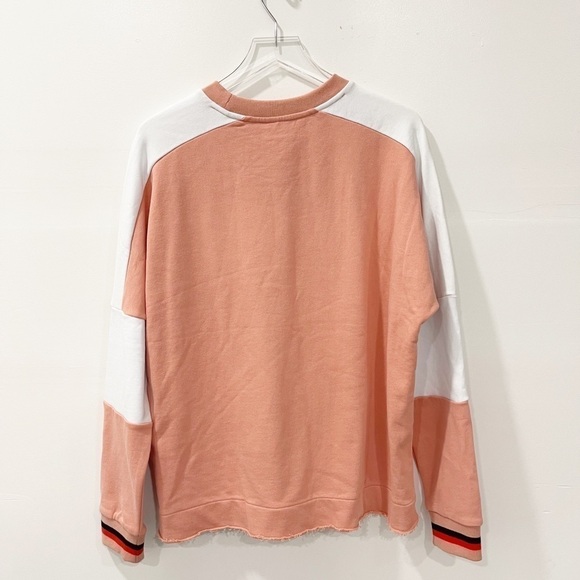 P.E Nation Ali Boxer Sweat Sweatshirt Pink Pale Size Medium New Athleisure - Picture 3 of 7